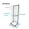 JIAHESHYP Mobile Art Drying Rack Art Work and Paint Storage Display Rack with Wheels for Classrooms, Schools and Art Clubs (Size : 40 Shelves) view 2