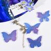 Finyoffiy Butterfly Resin Mold Pendant Silicone Molds 3D Animal Epoxy Mold DIY Casting Mould for Jewelry Earring Necklace Making,Ornaments Wall Decoration (B) view 2