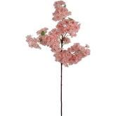 Larksilk 12-Pack Light Pink Artificial Cherry Blossom Branches 30", Fake Japanese Silk Flowers for Vase, Wedding Centerpiece, Spring Home Decor
