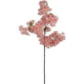 Larksilk 12-Pack Light Pink Artificial Cherry Blossom Branches 30", Fake Japanese Silk Flowers for Vase, Wedding Centerpiece, Spring Home Decor