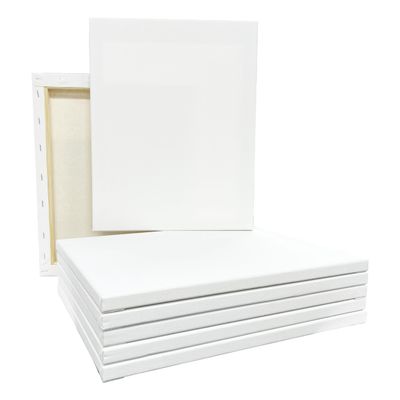 Artist's Loft 7 Count 11 x 14 Super Value Canvas Necessities - Acid Free Cotton Canvas for Paint, Acrylic, & Oils - 1 Pack