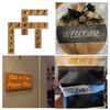 5 Inch Alphabet Letter Stencils for Painting - 70 Pack Letter and Number Stencil Templates with Signs for Painting on Wood, Reusable Numbers and Letters Stencils for Chalkboard Wood Signs & Wall Art view 2