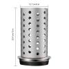 DZQ Perforated Casting Flask Vacuum Casting Stainless Steel Wall Flanged with Rubber Sprue Base(5" x 10") view 4