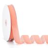 Jeuhoue Velvet Ribbon Peach,1 Inch x 20Yd,Perfect for Christmas Gift Wrapping,Floral Bouquets,Home Decor,Party DIY Decorations(1" x 20Yd Peach) view 1