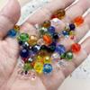 Xinhongo Crystal Glass Beads 200 Pieces 6mm Round Faceted Glass Spacer Beads for Jewelry Making Bracelet Earring Necklace DIY Craft Supplies(Gold Yellow) view 3