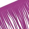 uxcell 2 Yards 6 Inch PU Leather Suede Fringe Trim Double Side Leather Sewing Tassel Fringe for DIY Sewing Dress Crafts Skirt Decoration, Purple view 3