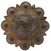 Berry Concho Rustic Gold Screw Back 1-3/4" 7865-32 view 1