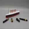 TheRoller3d RMS LUSITANIA Model - Highly Detailed Replica Historically Accurate No Assembly Required - 1 Foot in Length (Model with Torpedos) view 4