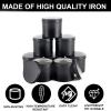 OBKJJ Black Candle Jars 10 oz Matte Tins 24 PCS Metal Candle Containers with Lids Bulk Candle Containers for Balms, Salve, Spices, Beard Balm, Crafts with 4 Markers 6 Sheets Label Stickers view 4