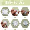 Hex Patchwork Templates,100Pcs Hexagonal Paper Piecing Template DIY Patchwork Modelboard Quilting Templates Sewing Craft DIY Stitching Tool(16mm Hexagonal) view 4