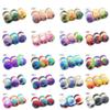 3 Skeins Colorful Soft Yarn, 400 Meters/437yd Gradient Multi Color Warm Wool Yarn Single-Layer Knitting Yarns for Knitting and Crocheting DIY Crafting Scarf Shawl Hat Sweater Coat view 2