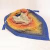 3 Skeins Colorful Soft Yarn, 400 Meters/437yd Gradient Multi Color Warm Wool Yarn Single-Layer Knitting Yarns for Knitting and Crocheting DIY Crafting Scarf Shawl Hat Sweater Coat view 4