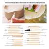 Clay Tools, 22Pcs Modeling Clay Sculpting Tools Set Pottery Tools, Polymer Clay Tools, Wooden Handle, Comfortable Grip for DIy Clay, Fondant, Ceramic, Dough, Wax, Cake Decoration view 3