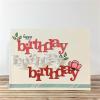 Briartw 9 Pieces Big Words Cutting Dies,Happy,Birthday,Hello,Friend,Home Metal Stencil for Cards Making,DIY Scrapbook,Handmade Invitation Card Postcard,Release Stress,Embossing Decoration Crafts Tool view 4