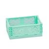 Craftelier - Box for Organisation and Storage of Craft Materials | Foldable and Stackable Design | Small Size - Open Box Measures 13,5 x 9,5 x 9,5 x 5,5 cm - Colour Turquoise view 1