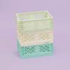 Craftelier - Box for Organisation and Storage of Craft Materials | Foldable and Stackable Design | Small Size - Open Box Measures 13,5 x 9,5 x 9,5 x 5,5 cm - Colour Turquoise view 3