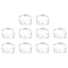 uxcell Earring Pads, 20pcs - Silicone Clip-on Earring Backs, Soft Earring Backs Replacements Earrings Cushions (Clear,7mm) view 1