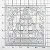DzIxY Fountain Background Metal Cutting Dies for Card Making Kit Embossing Paper Die Cuts Scrapbook Machine Stencils Storage Pockets Supplies view 3