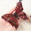 Factory Direct Craft Group of 24 Artificial Jewel Tone Feather Butterflies - Butterfly Picks for Spring Arrangements and Summer Displays view 4