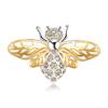 Genuine 925 Sterling Silver Love Heart Hanging Owl Suitable for Original 3mm Bracelet DIY Jewelry Making for Wo - (Color: CMC067) view 1
