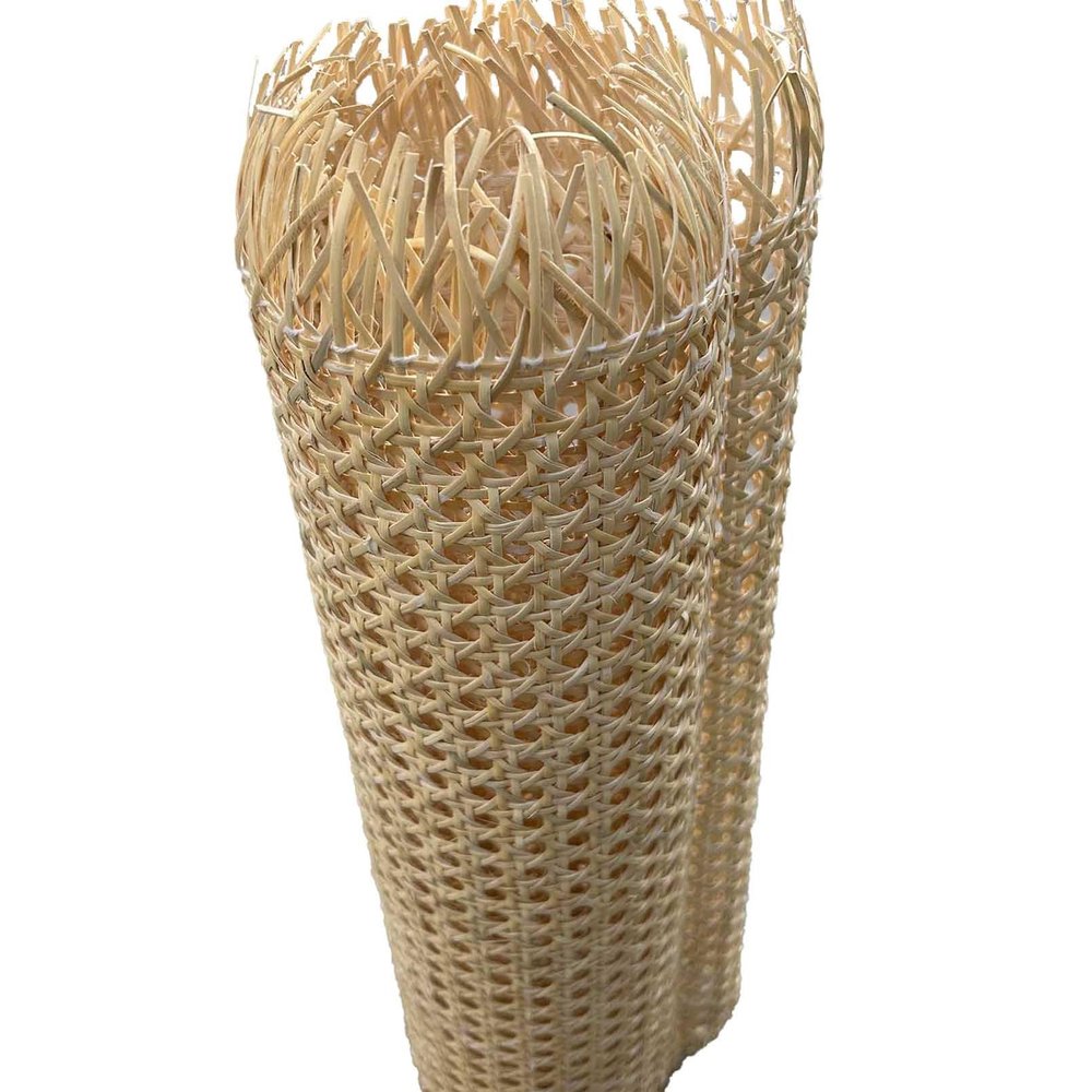 Tophacker Rattan Roll, Natural Rattan Material Roll Net, Rattan Webbing for Caning, Cane Webbing Sheet, Home Decoration, for Cabinet Table Furniture 40 50 60 80 Cm (Size : 40cmx150cm(16inx60in))