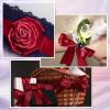 Zeyune Burgundy Satin Ribbon 4 Rolls 2 Inch x 24 Yard Double Face Fabric Satin Ribbon for Valentine's Day Gift Wrapping, Bows Bouquet, DIY Craft, Wedding Invitation, Bridal Bouquet, Party Decoration view 4
