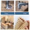 Tophacker Cane Webbing Sheet, Rattan Webbing Roll, Natural Rattan Material Roll Net, Home Decoration, Rattan Material, for Caning Projects 16 18 24 36 in (Size : 80cmx300cm(32inx119in)) view 3