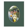 16x20 Mat Bevel Cut for 13.5x17 Photos - Precut Hunter Green Oval Shaped Photo Mat Board Opening - Acid Free Matte to Protect Your Pictures - Bevel Cut for Family Photos, Pack of 10 Matboards Show view 4