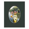 16x20 Mat Bevel Cut for 13.5x17 Photos - Precut Black Oval Shaped Photo Mat Board Opening - Acid Free Matte to Protect Your Pictures - Bevel Cut for Family Photos, Pack of 10 Matboards Show Kits With view 4