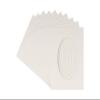 16x24 Mat Bevel Cut for 12x21 Photos - Precut Textured White Oval Shaped Photo Mat Board Opening - Acid Free Matte to Protect Your Pictures - Bevel Cut for Family Photos, Pack of 25 Matboards Show view 1