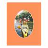 16x20 Mat Bevel Cut for 13.5x17 Photos - Precut Orange Oval Shaped Photo Mat Board Opening - Acid Free Matte to Protect Your Pictures - Bevel Cut for Family Photos, Pack of 10 Matboards Show Kits With view 4