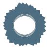 14x14 Mat Bevel Cut for 10x10 Photos - Precut Steel Blue Circle Shaped Photo Mat Board Opening - Acid Free Matte to Protect Your Pictures - Bevel Cut for Family Photos, Pack of 10 Matboards Show Kits view 3