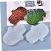 Cabilock 2pcs Hand Silicone Molds for Epoxy Crafts Flexible and Reusable Hamsa Hand Molds for Art Unique Home Decor Projects view 3