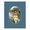 11x14 Mat Bevel Cut for 9x12 Photos - Precut Steel Blue Oval Shaped Photo Mat Board Opening - Acid Free Matte to Protect Your Pictures - Bevel Cut for Family Photos, Pack of 10 Matboards Show Kits view 4