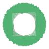 6x6 Mat Bevel Cut for 3x3 Photos - Precut Bright Green Square Shaped Photo Mat Board Opening - Acid Free Matte to Protect Your Pictures - Bevel Cut for Family Photos, Pack of 25 Matboards Show Kits view 3