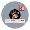 Poster Palooza 10x10 Photo Mat Board for 6x6 Photos Precut Circle Shape Opening Acid Free Bevel Cut Picture Frame Mat, Steel Blue, Mat Board for Framing Photos & Artwork, 25-Pack Matboards Show Kits view 1