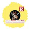 Poster Palooza 10x10 Photo Mat Board for 6x6 Photos Precut Circle Shape Opening Acid Free Bevel Cut Picture Frame Mat, Steel Blue, Mat Board for Framing Photos & Artwork, 10-Pack Matboards Show Kits view 1