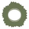 Poster Palooza 10x10 Photo Mat Board for 6x6 Photos Precut Circle Shape Opening Acid Free Bevel Cut Picture Frame Mat, Steel Blue, Mat Board for Framing Photos & Artwork, 10-Pack Matboards Show Kits view 3