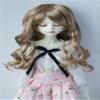 JD154 7-8inch 18-20cm 1/4 MSD Long Lady Wave Synthetic Mohair BJD Doll Wigs (L.t Brown) view 1