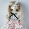 1/4 MSD BJD Hair JD157 7-8inch Long Natural Straight Side Parting Synthetic Mohair Doll Wigs (Blond) view 1