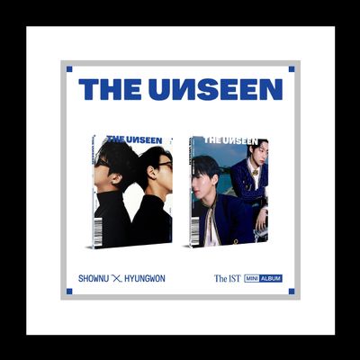 Monsta X Shownu X Hyungwon THE UNSEEN 1st Mini Album Contents+Photocard+Tracking Sealed (Standard Version.1)