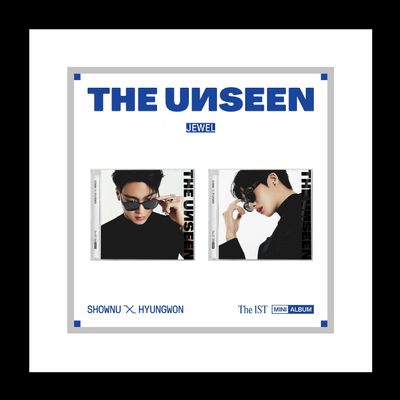 Monsta X Shownu X Hyungwon THE UNSEEN 1st Mini Album Contents+Photocard+Tracking Sealed (Jewel SET(Shownu+Hyungwon))