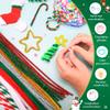 IOOLEEM 1000pcs Glitter Pipe Cleaners, Chenille Stems, Pipe Cleaners for Crafts, Pipe Cleaner Crafts, Art and Craft Supplies. view 3