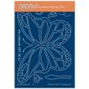 Clarity Stamps Monarch Butterfly A6 Groovi Plate view 1