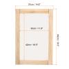 HARFINGTON Silk Screen Printing Frame Small 16.5 x 11.8 Inch Wood Reusable Washable Screen Print Tool Start Kit with 120 Mesh for Beginners T-Shirts Screen Printing view 2