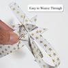 Gold Star Patterned Paper Strips for Weaving Projects. Paper Strips for Moravian Stars, German Stars and Froebel Stars. 50 Strips per Pack (1/2 x 20 inch) view 4