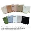 40pcs Black Microfiber Jewelry Pouch 8 x 8cm Luxury Small Favor Bags Ring Pouch for Earrings Necklaces Bracelet, Bow Tie Envelope Style Packaging view 3