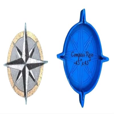 Compass Rose - Silicone Freshie Mold -
