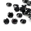 XIANGMO 500pcs 2.25mm Round Cut Black Spinel Synthetic Gemstone Loose Stone for Ring Earring Bracelet Necklace Pendants Jewelry Making view 1