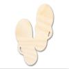 Unfinished Wood Flip Flops Silhouette | DIY Summer Beach Craft Cutout | up to 46" DIY 12" / 1/8" view 1